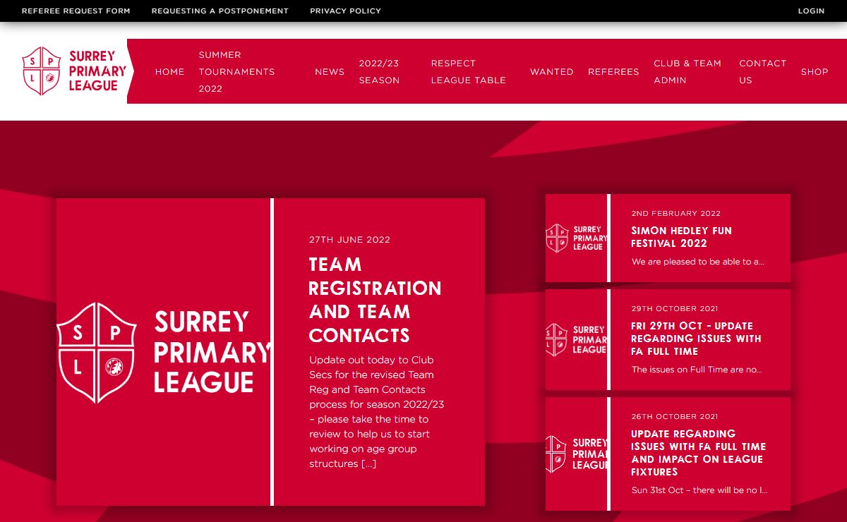 Home | Surrey Primary League
