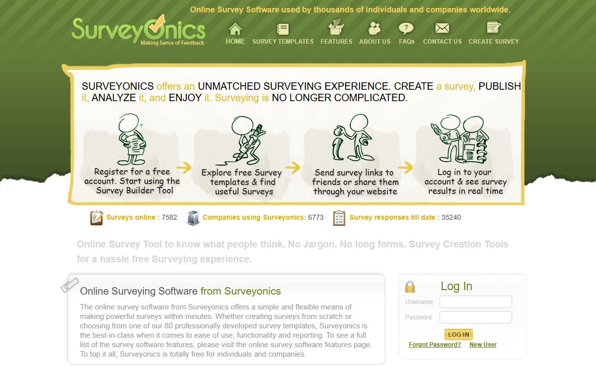 Online Survey Tool - Free Online Survey Software from Surveyonics