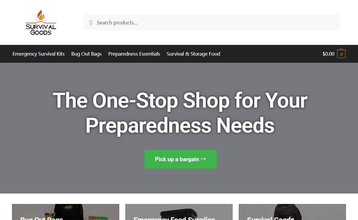 Survival-Goods.com: Emergency Preparedness Kits & Supplies