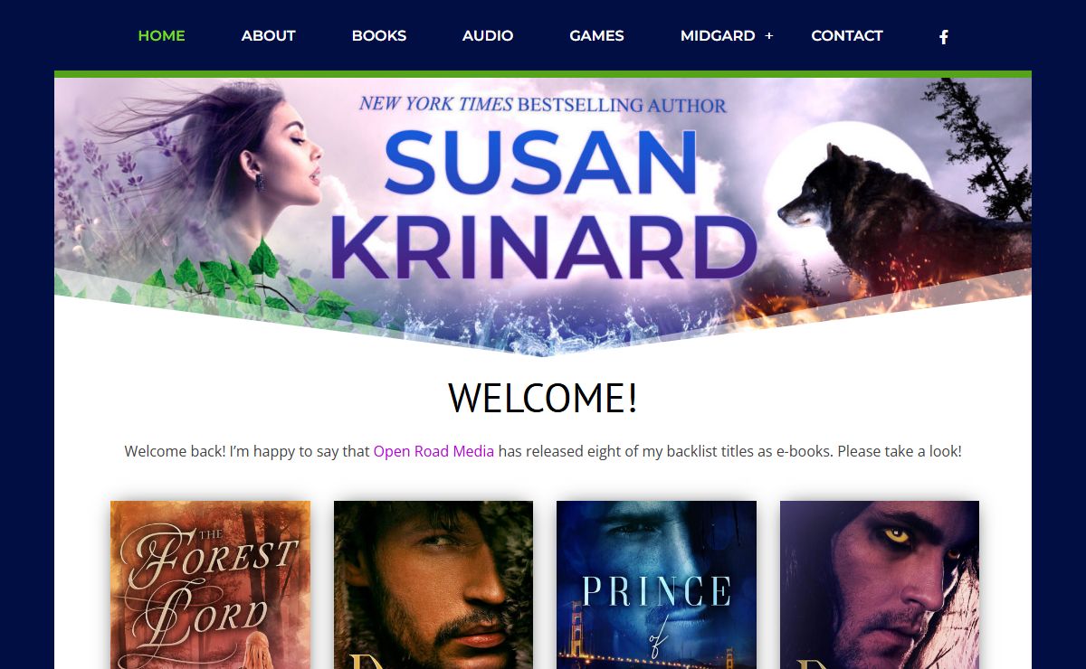 Susan Krinard | New York Times bestselling author
