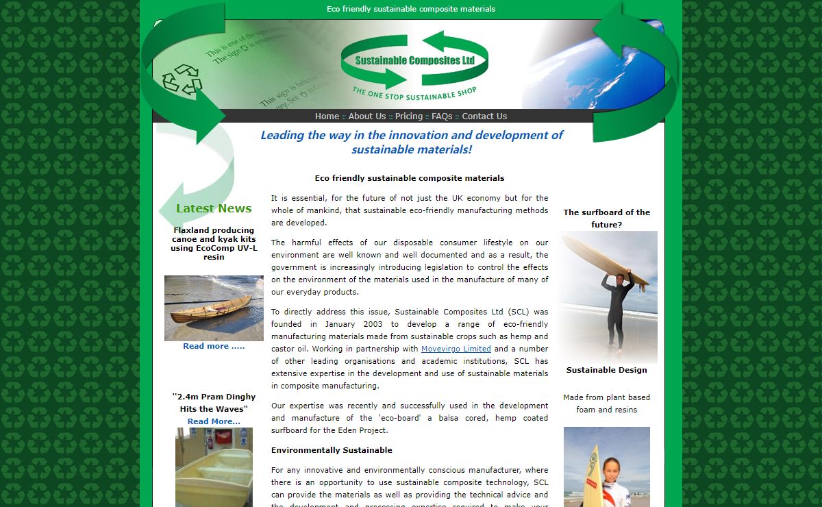 Eco friendly sustainable composite materials, Environmentally Sustainable, Design, Environmentally Sustainable