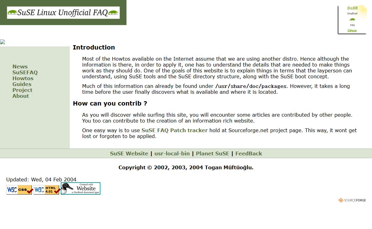 Unofficial SUSEFAQ - Unofficial SuSE FAQ