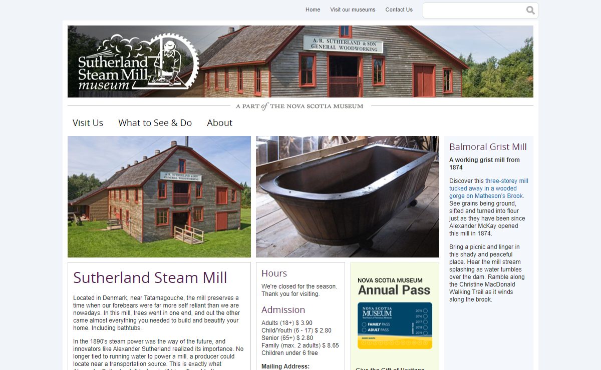 Sutherland Steam Mill |