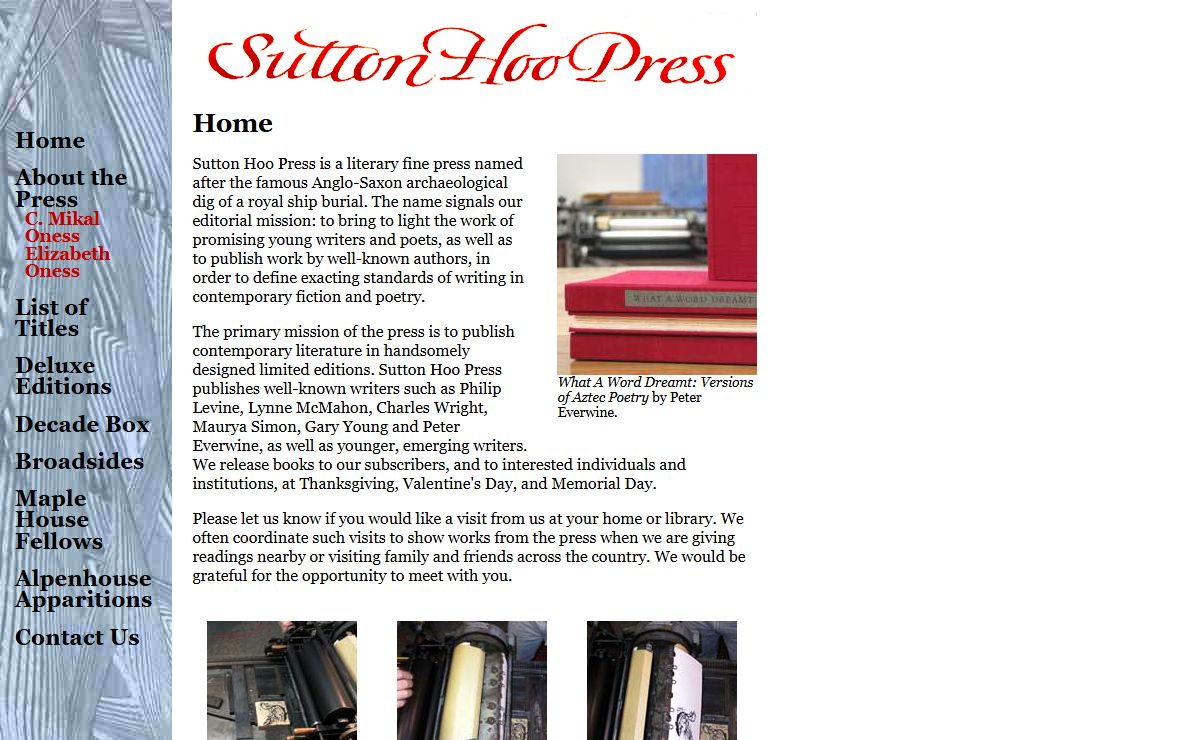 Sutton Hoo Press | Home