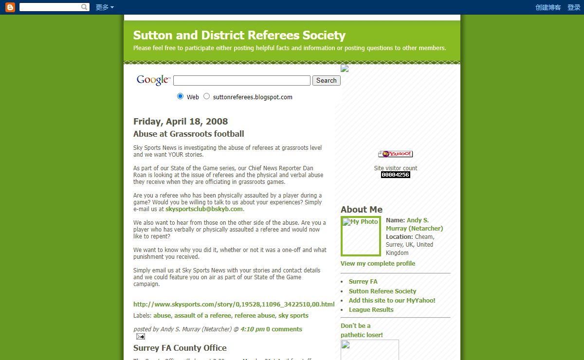 Sutton and District Referees Society