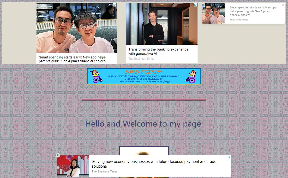 Suzanne's DMD/Autism Page