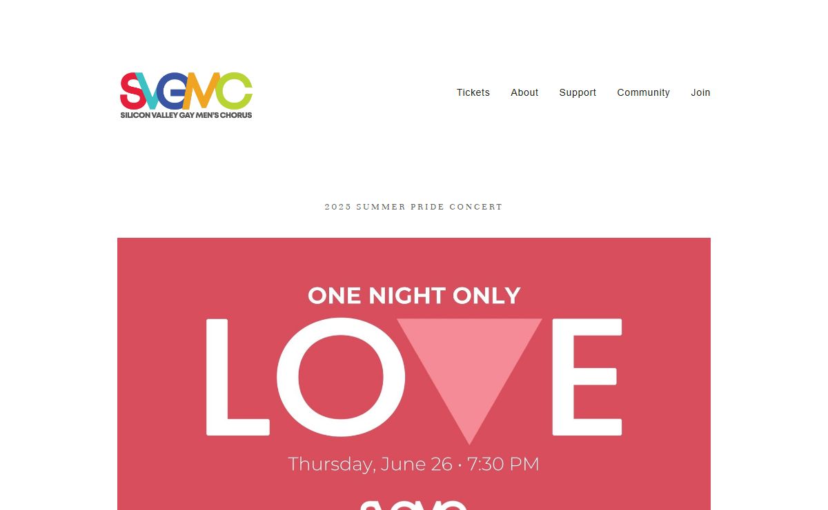 SVGMC: Silicon Valley Gay Men's Chorus