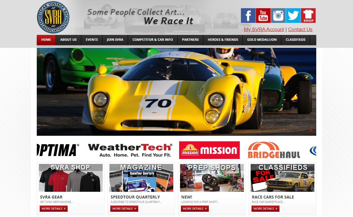 SVRA | Sportscar Vintage Racing Association