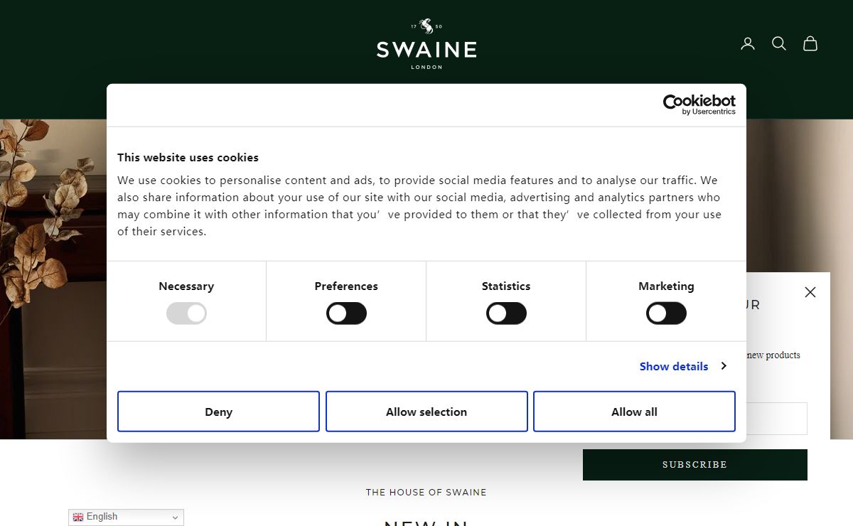 British Handcrafted Heritage | SWAINE LONDON