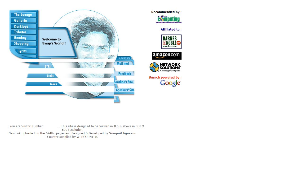 SWAP'S WORLD!!!! Swapnil's Personal Website.