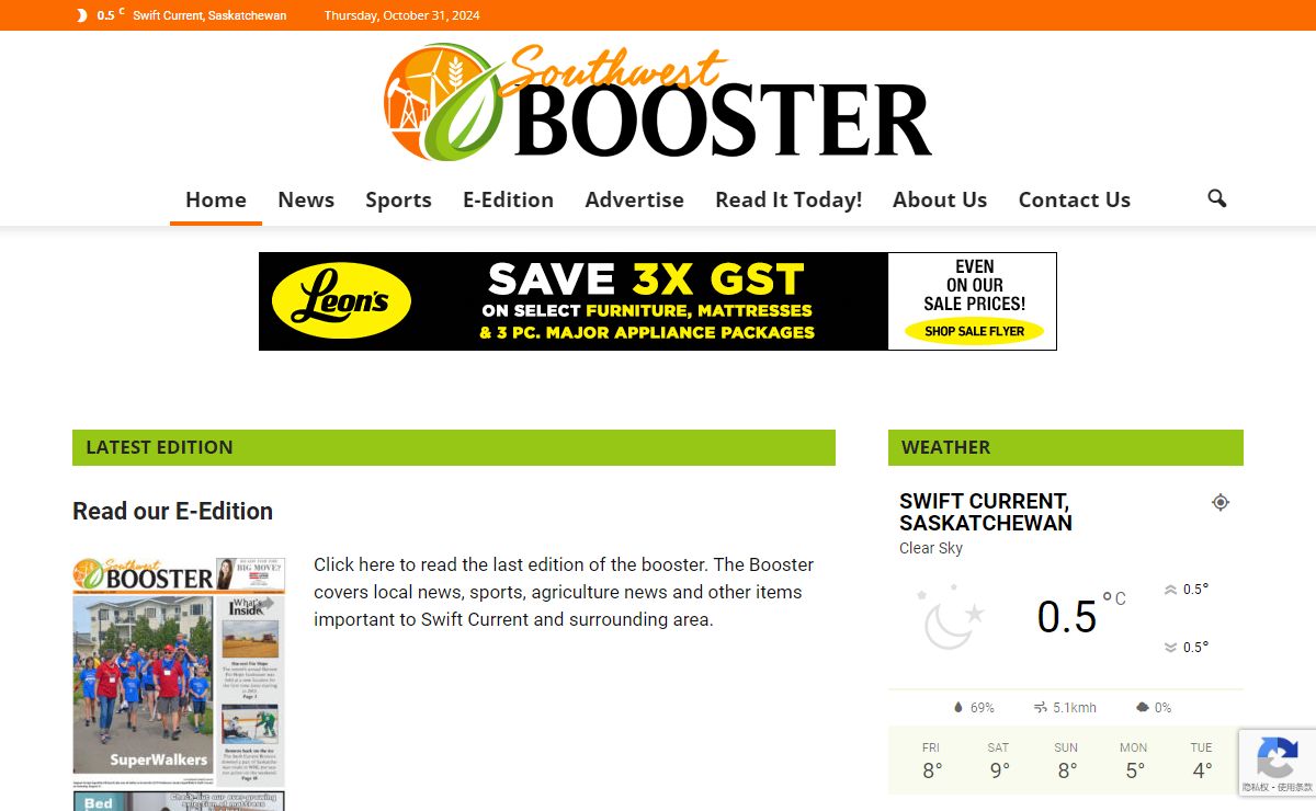 The Southwest Booster | News from Swift Current, Saskatchewan