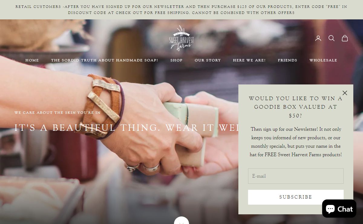 Sweet Harvest Farms Natural Organic Handmade Soaps, Lotion, and more