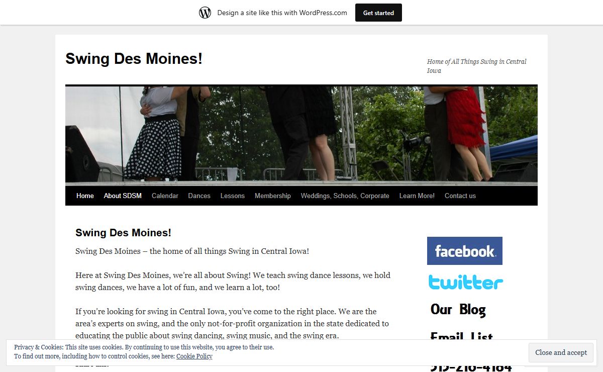 Swing Des Moines! | Home of All Things Swing in Central Iowa