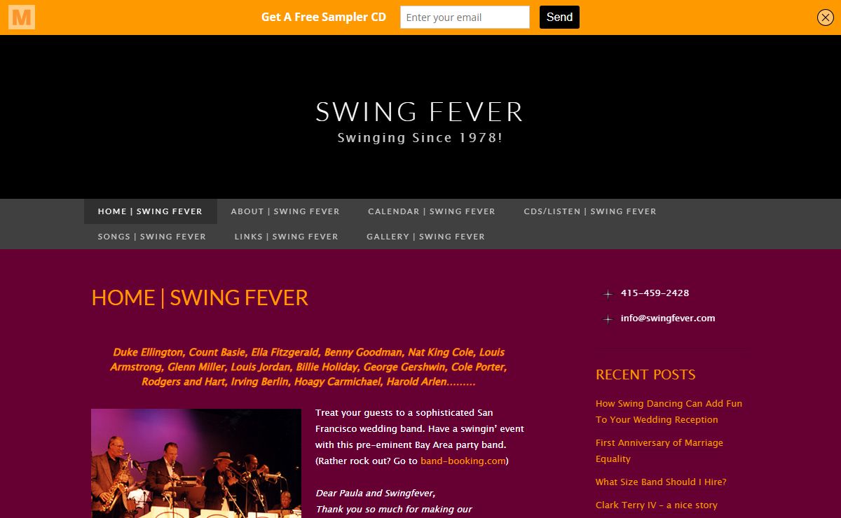 Swing Fever – Swinging Since 1978!