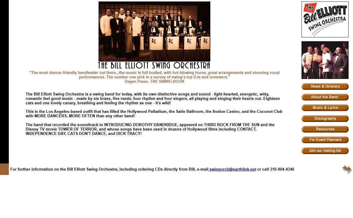 BILL ELLIOTT SWING ORCHESTRA