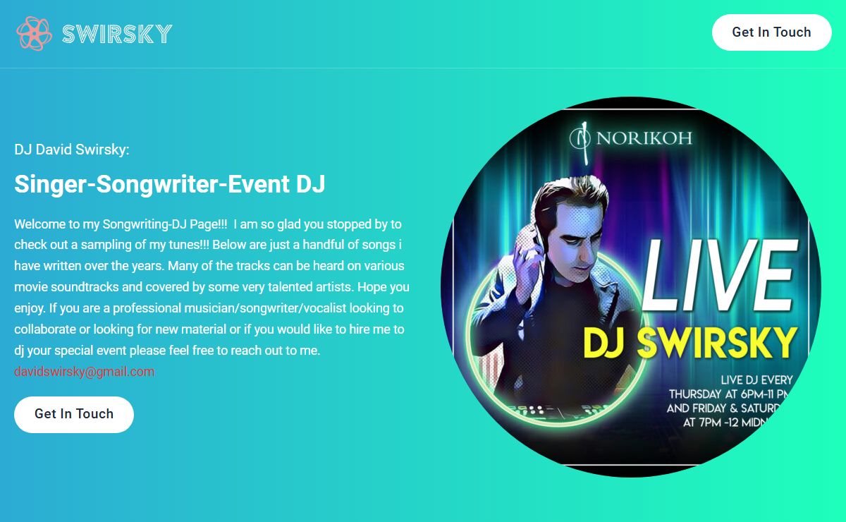 Home - DJ David Swirsky