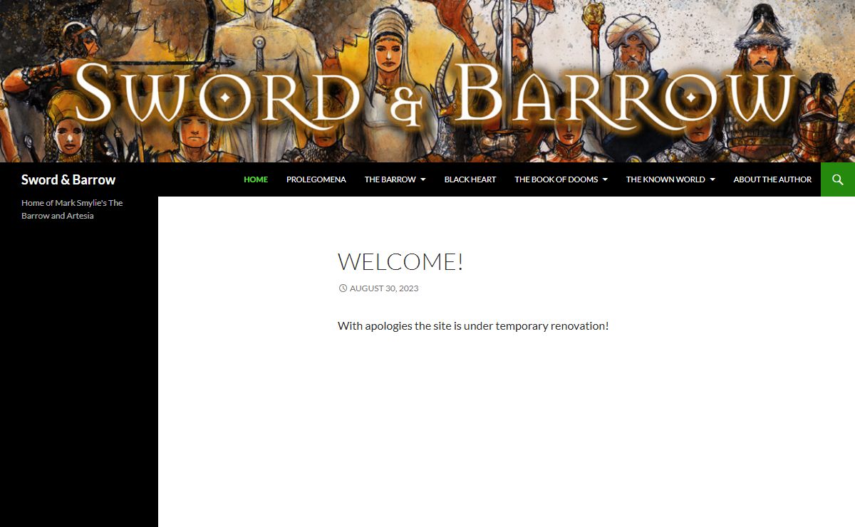 Sword & Barrow | Home of Mark Smylie's The Barrow and Artesia