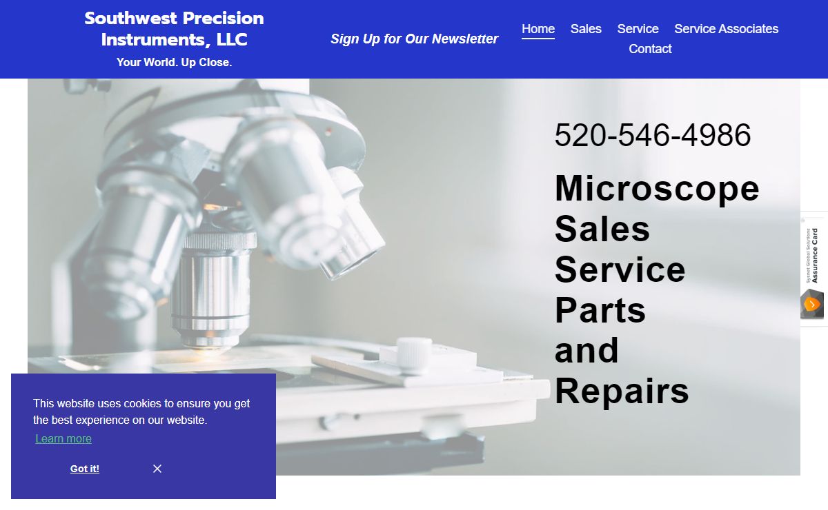 Southwest Precision Instruments, LLC – Your World. Up Close.