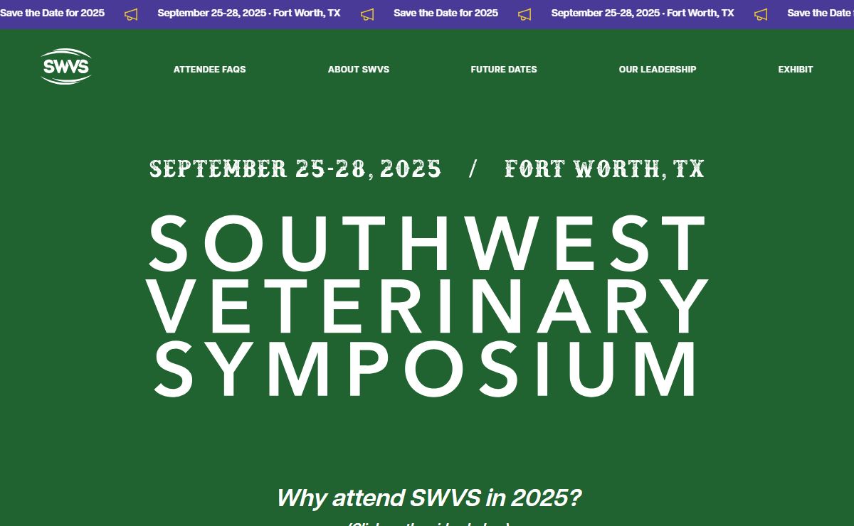 Save the Date - SWVS