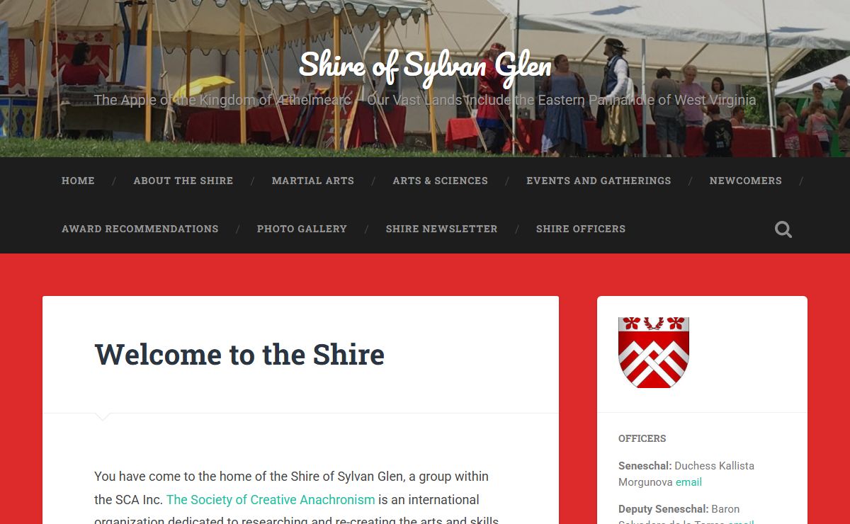 Shire of Sylvan Glen – The Apple of the Kingdom of Æthelmearc – Our Vast Lands Include the Eastern Panhandle of West Virginia