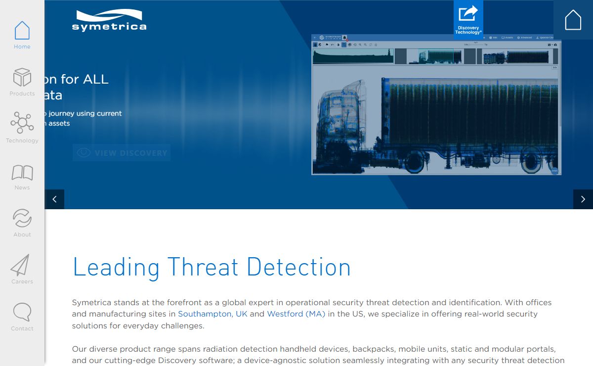 Radiation Detection Systems, Security Threat Software Applications’ - Symetrica