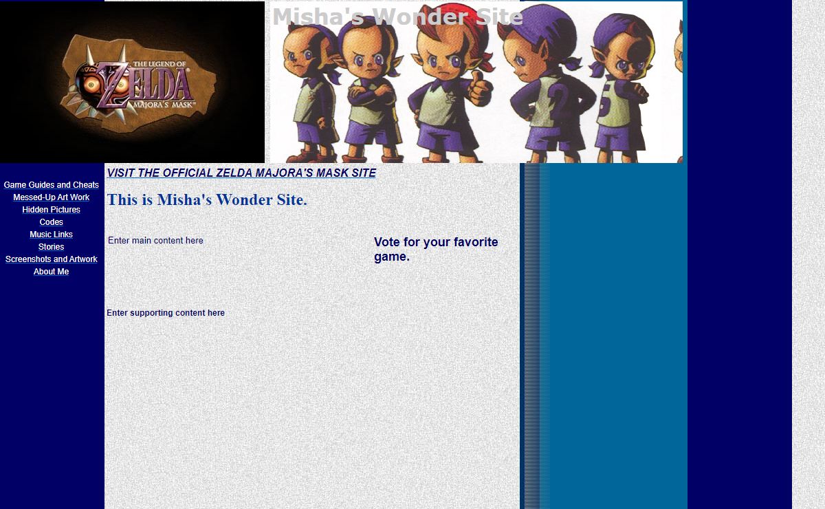 Misha's Wonder Site
