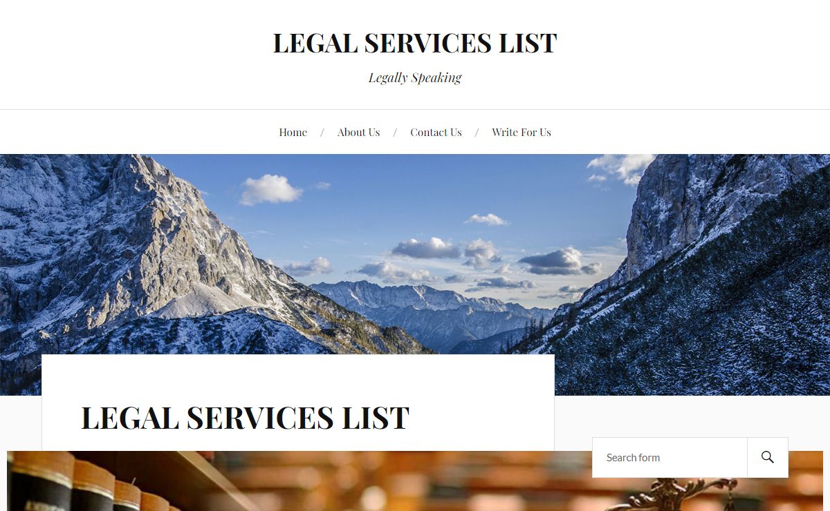 LEGAL SERVICES LIST