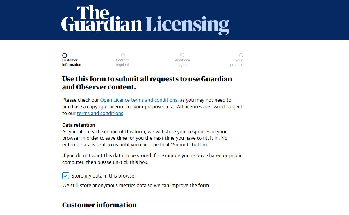 Re-use Guardian Content