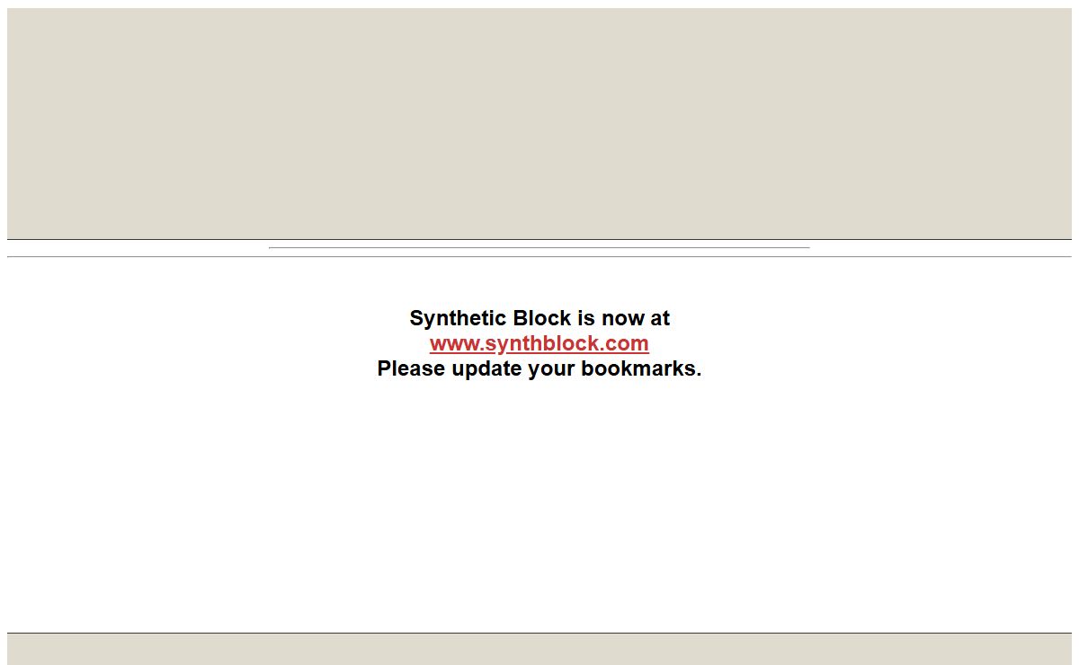 synthetic block