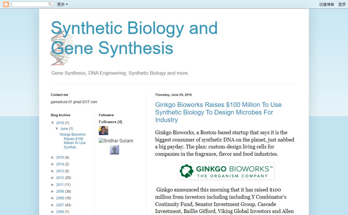 Synthetic Biology and Gene Synthesis
