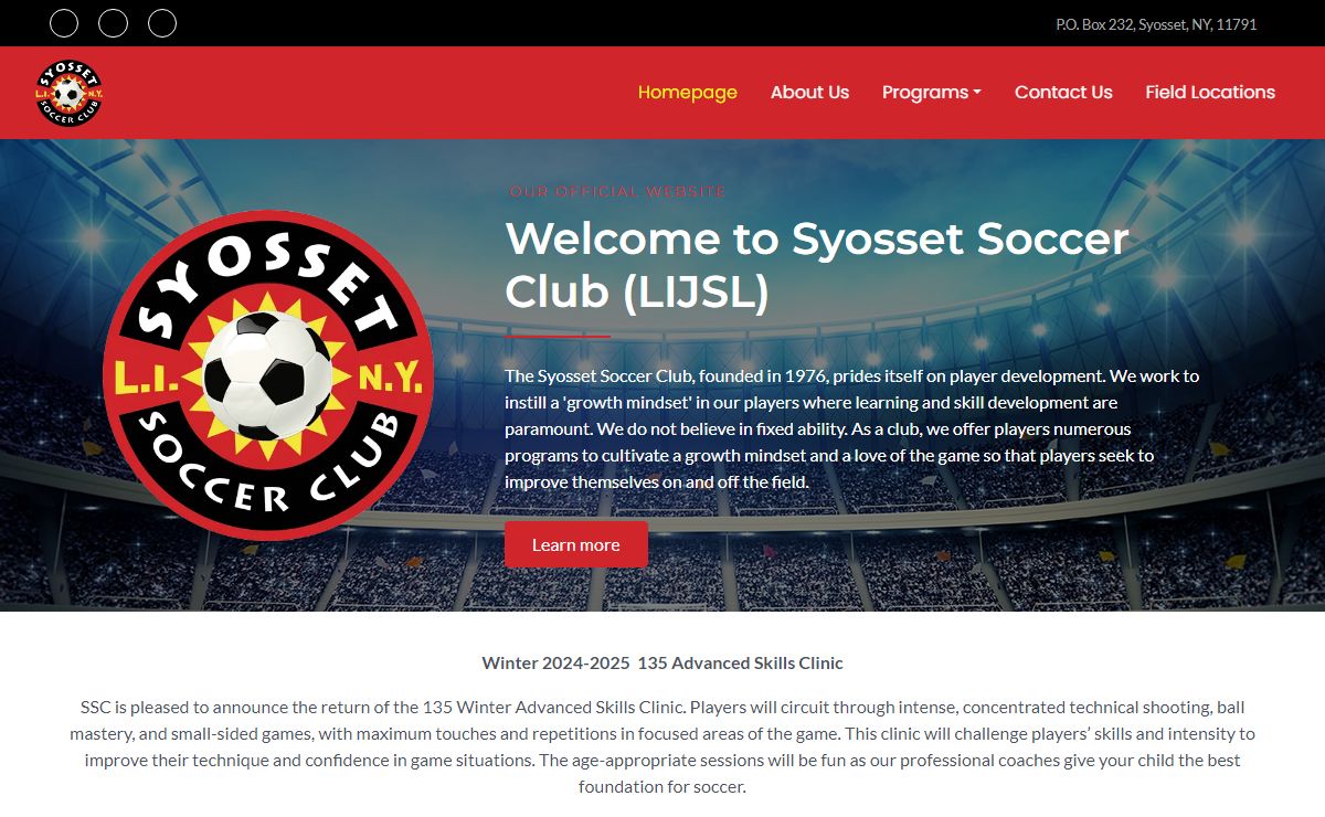 Homepage - Syosset Soccer Club (LIJSL)