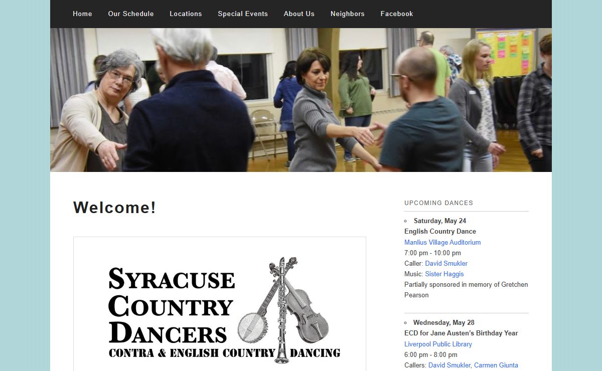 Syracuse Country Dancers | Contra Dances and English Country DancesSyracuse Country Dancers | contra dance and English country dance in Syracuse, NY