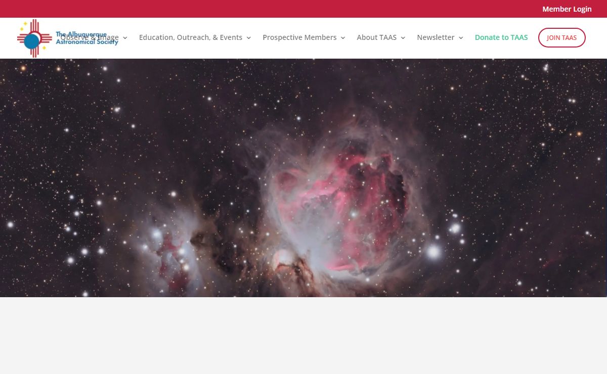 TAAS | The Albuquerque Astronomical Society