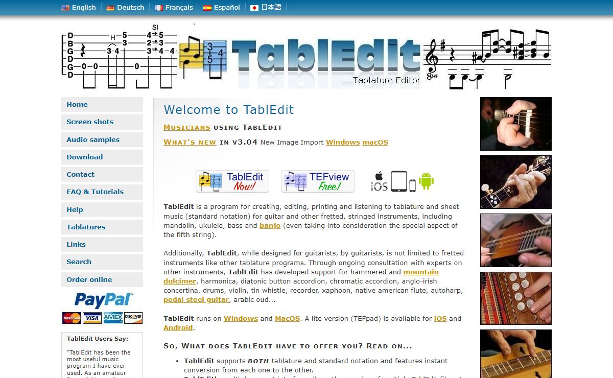 TablEdit Tablature Editor