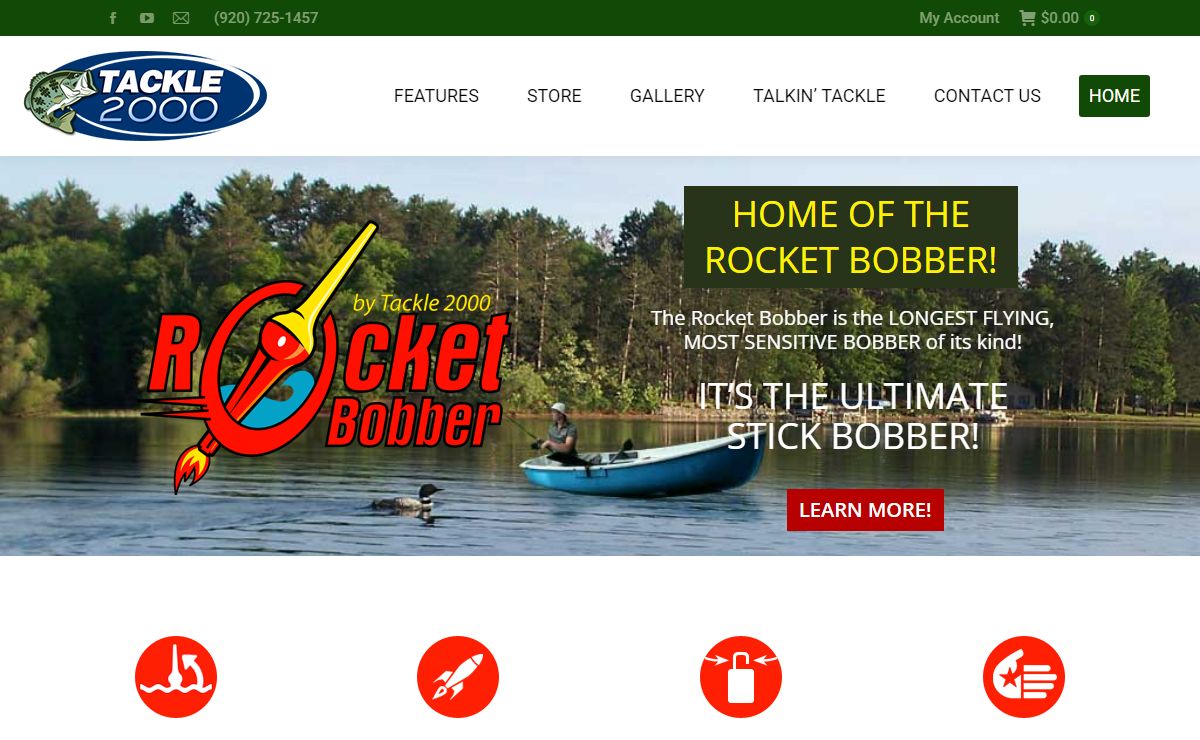 Super Sensitive Bobbers for Bass Fishing, Trout Fishing, and More - The Rocket Bobber by Tackle 2000!
