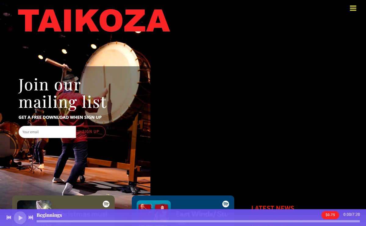 taikoza.com and East Winds, Inc.