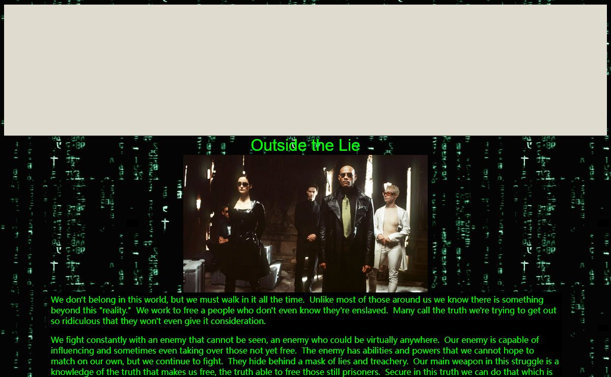 Outside the Lie