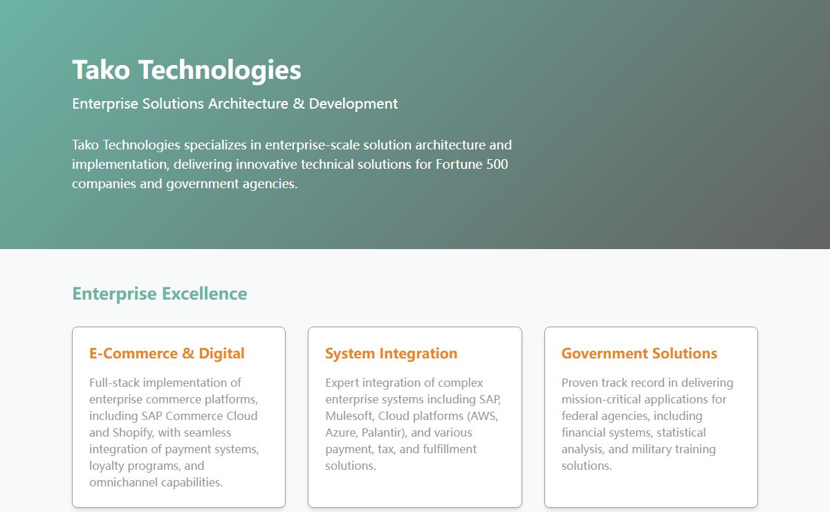 Tako Technologies