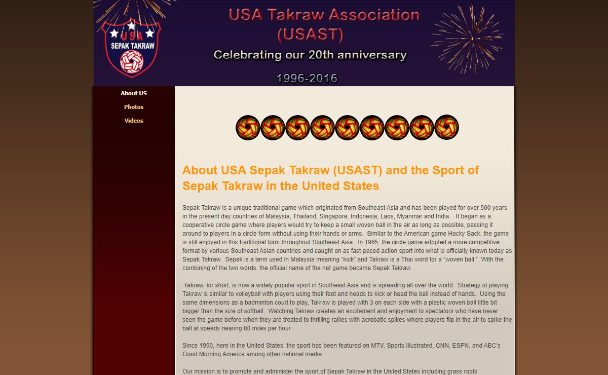 About US - USA Sepak Takraw, USAST, USA Takraw Association,Takraw USA, Non profit organization,USA Sepak Takraw official website, USA National Sepak Takraw Team