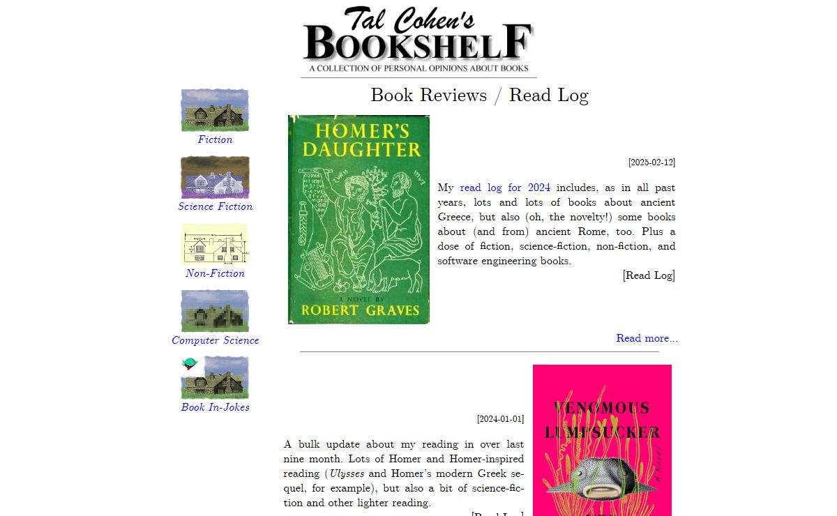 Tal Cohen's Bookshelf