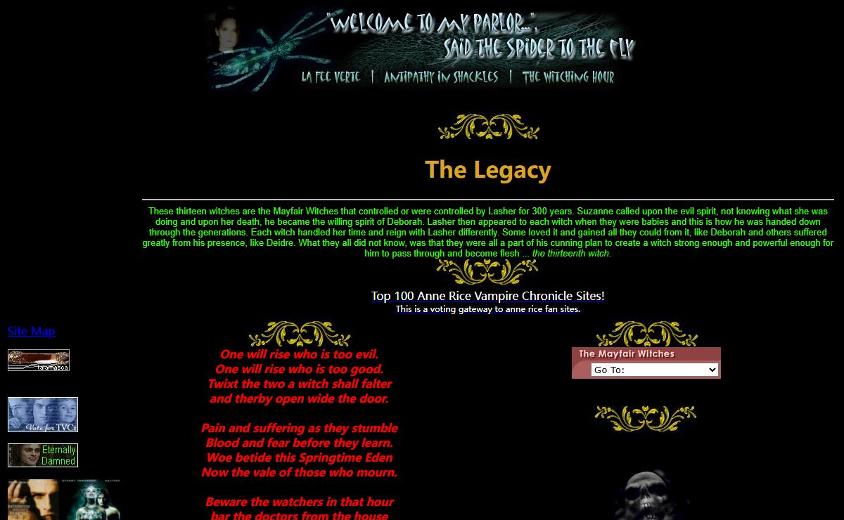 MsJekYll'z Web - The Lives of the Mayfair Witches