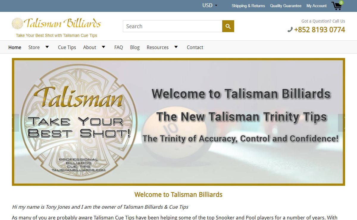 Talisman Cue Tips and Billiard Accessories – Talisman Billiards