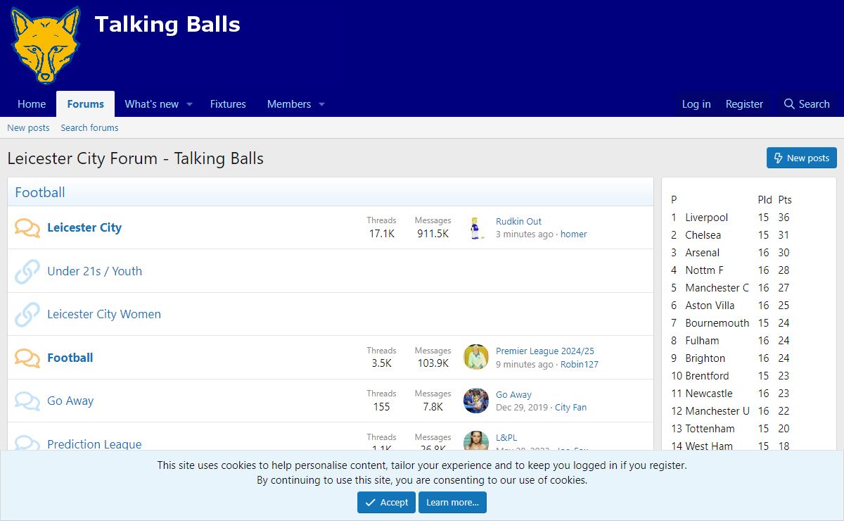 Leicester City Forum - Talking Balls