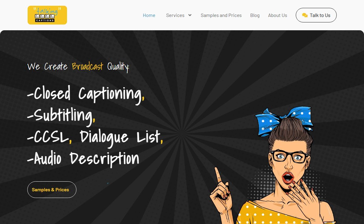 Closed Captioning | CCSL | Post Production Scripts Services