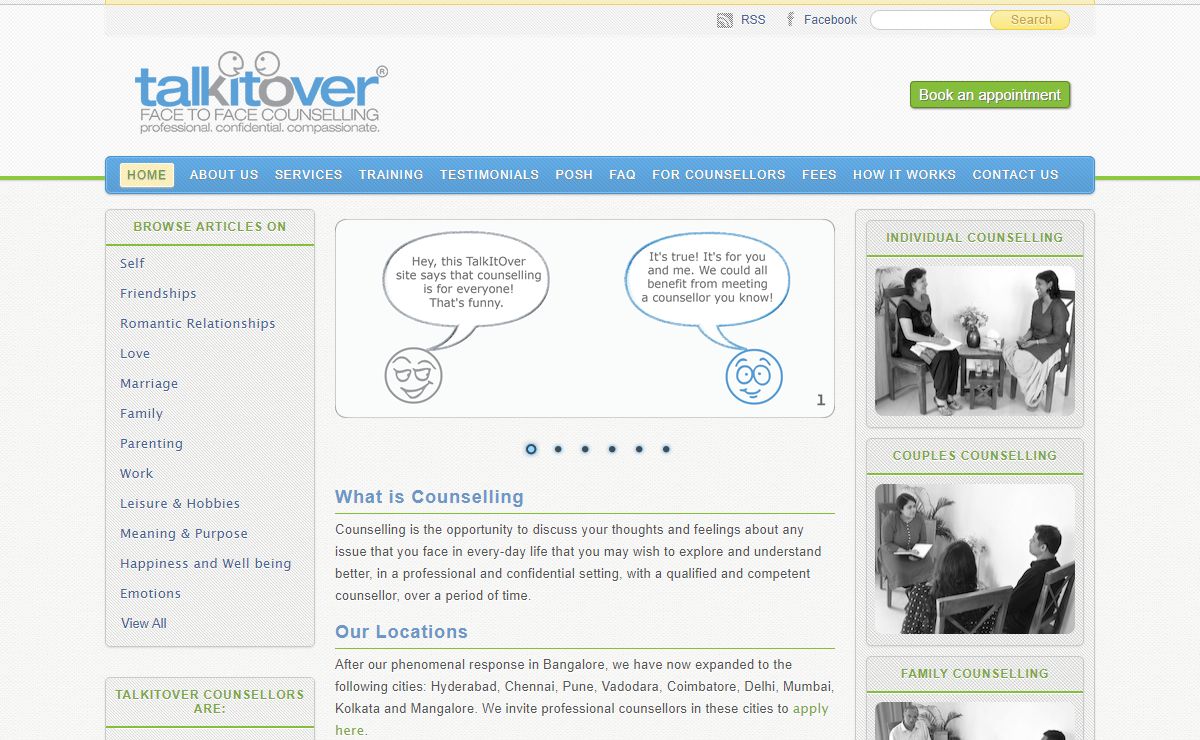 TalkItOver: Professional Counselling Services