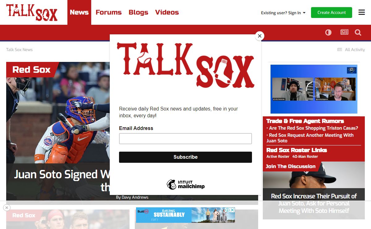 News - Talk Sox