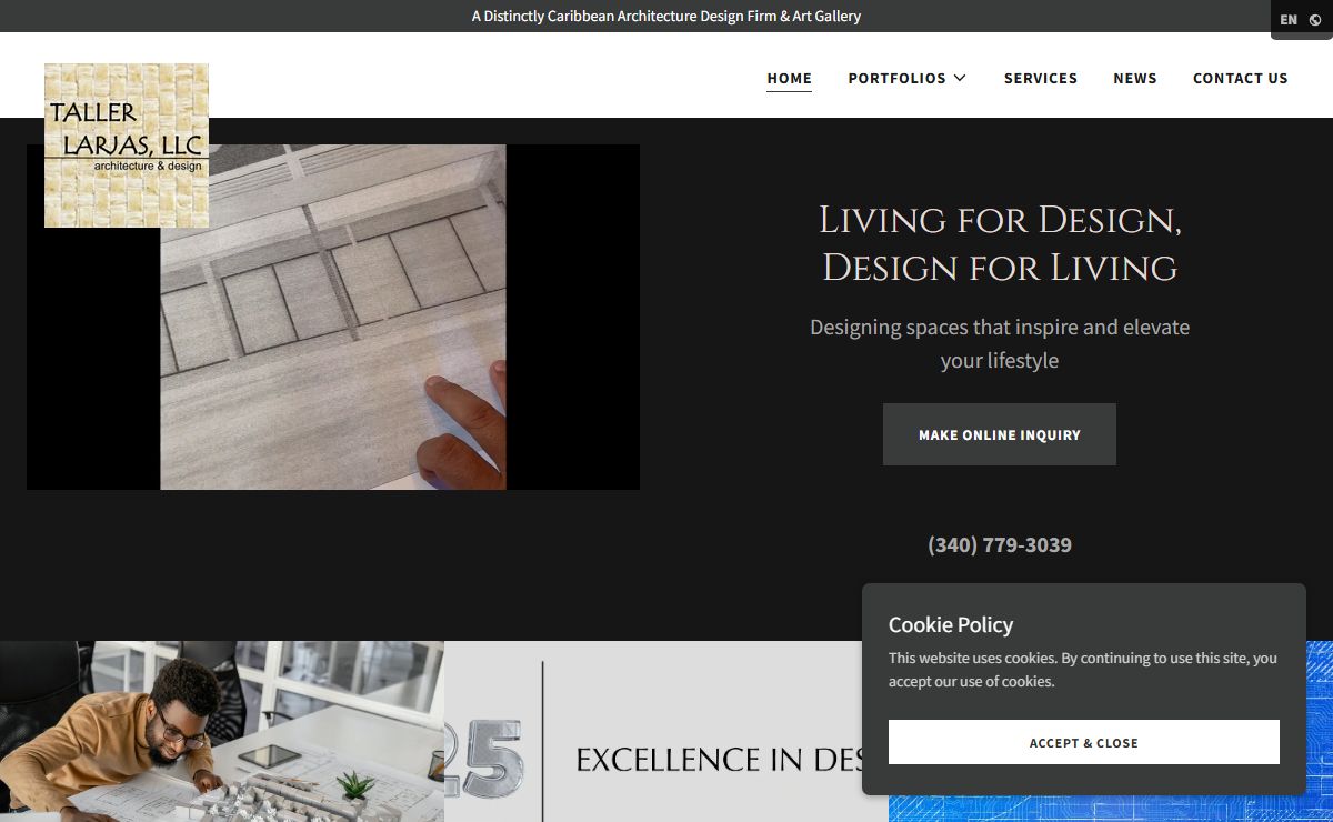 TALLER LARJAS, LLC architecture & design: Virgin Islands Architecture Firm I Art Gallery - Architectural Design - Christiansted, St. Croix