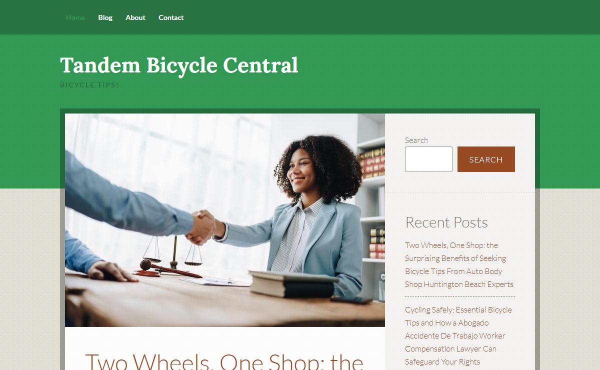 Tandem Bicycle Central - Bicycle Tips!