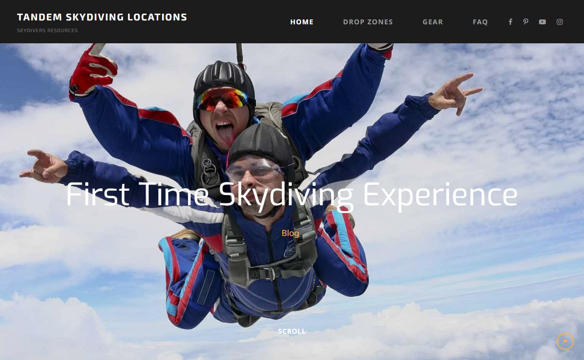 Tandem Skydiving Locations – Skydivers Resources