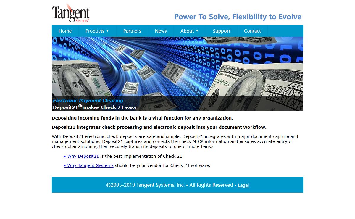 Electronic Payment Clearing | Tangent Systems, Inc.